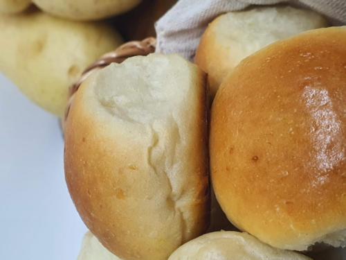 Mini pão de batata