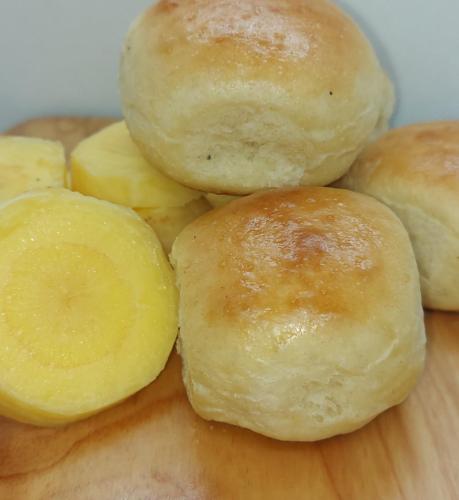 Mini pão de mandioquinha