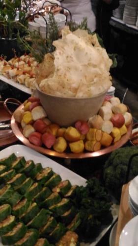 mini paes coloridos mesa